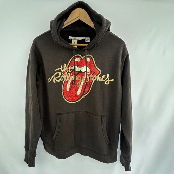 H&M x The Rolling Stones Graphic Hoodie Men’s Medium – Vintage Rock Style - Picture 2 of 7